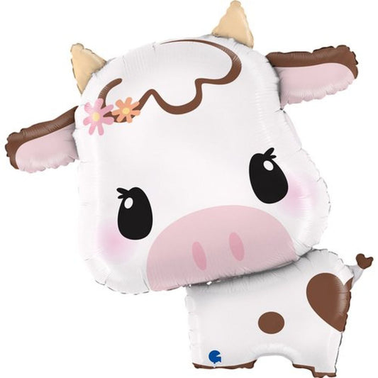 Jumbo Cute Cow Foil Balloon