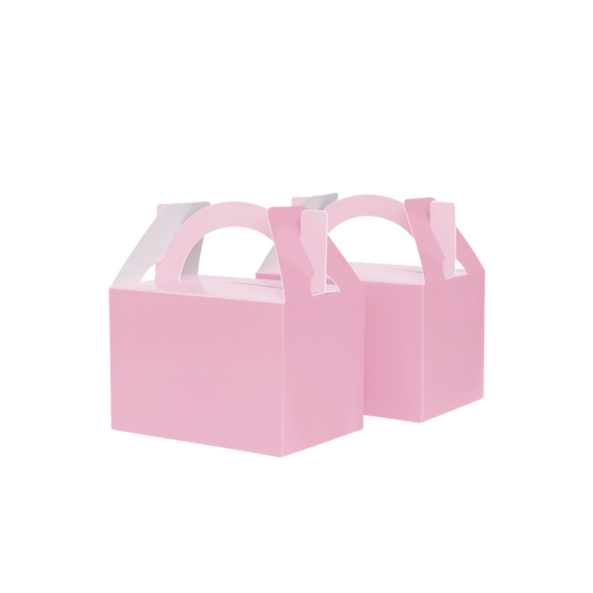 Little Lunch Favour Box Classic Pastel Pink - Pack of 10