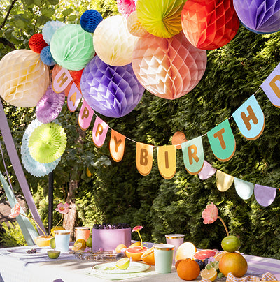 Happy Birthday Fun Paper Garland