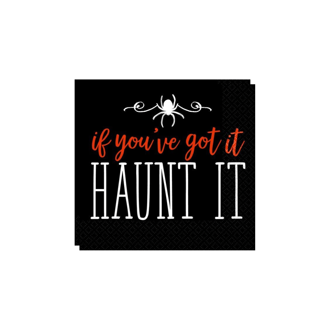 Halloween 'If you've got it HAUNT IT' Beverage Napkins