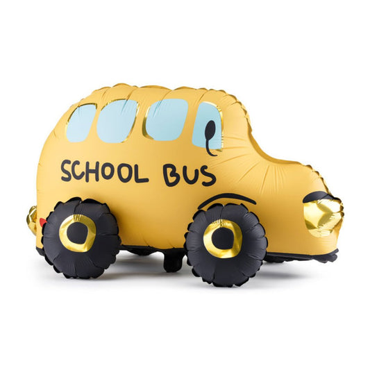 Jumbo Standing School Bus Foil Balloon