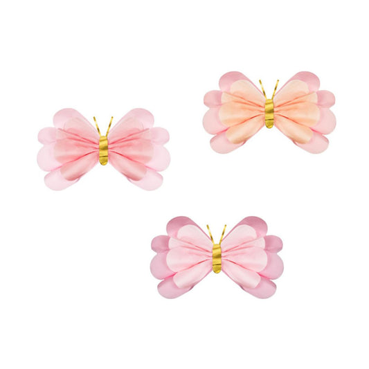 Tissue Paper Butterflies - Pack of 3