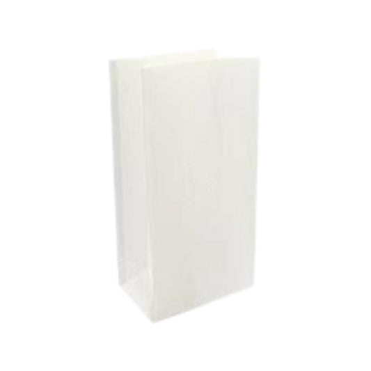 White Paper Party Bags - Pack of 12