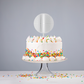 Disco Ball Acrylic Cake Topper