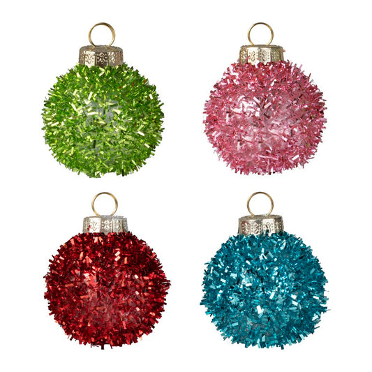 Christmas Tinsel Bauble Place Card Holders