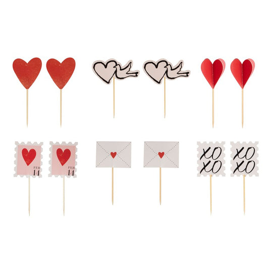 Love Inspired Cupcake Toppers - Set of 12