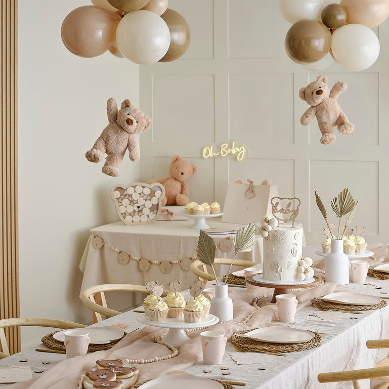 Wooden Teddy Bear Bunting