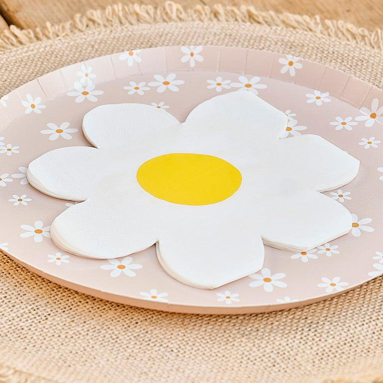 Daisy Paper Napkins - Pack of 16