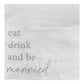 Eat, Drink and Be Married Wedding Napkins - Pack of 16