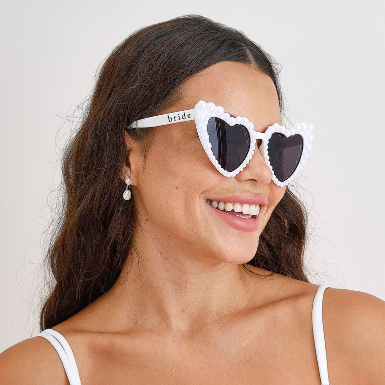 Heart Shaped Bride Sunglasses 