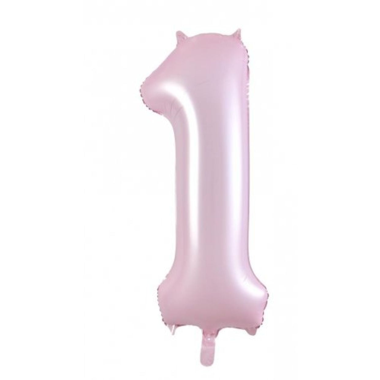 Matt Pastel Pink 86cm Number 1 Balloon