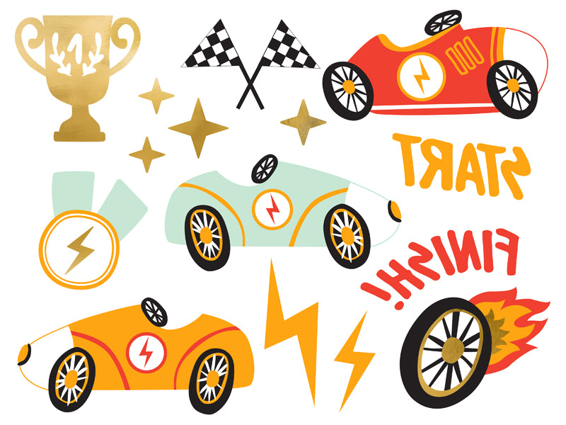 Cars Party Temporary Tattoos