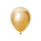 Mirror Gold 12cm Mini Balloons - Pack of 5