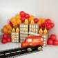 Fire Truck Foil Balloon