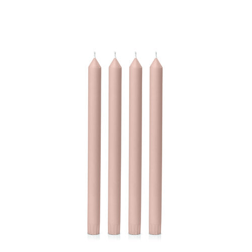 Vintage Blush 30cm Moreton Eco Dinner Candles - Pack of 4