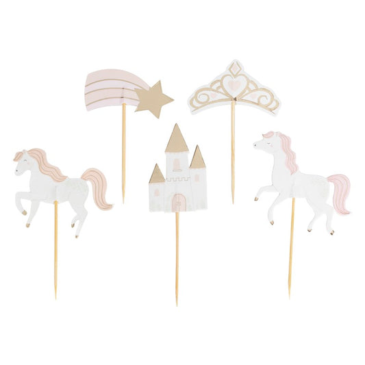 Princess Party Cupcake Topper Set