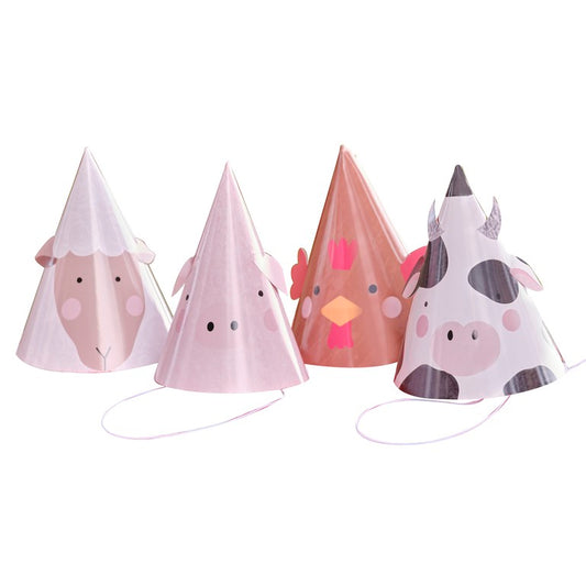 Farm Animal Party Hats