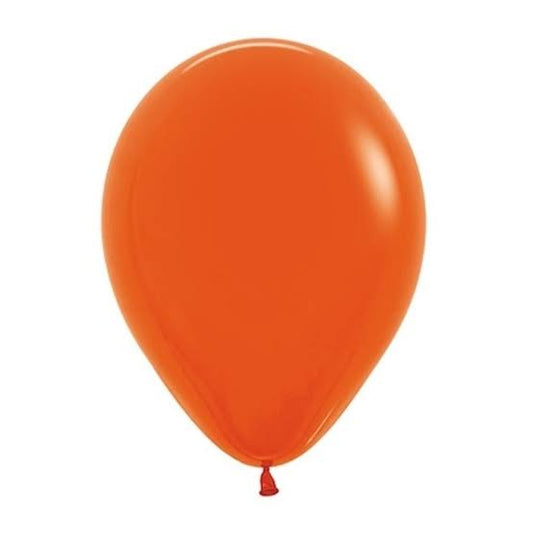 30cm Orange Balloons - Pack of 5