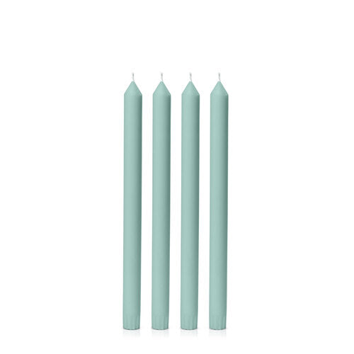 Sage Green 30cm Moreton Eco Dinner Candles - Pack of 4