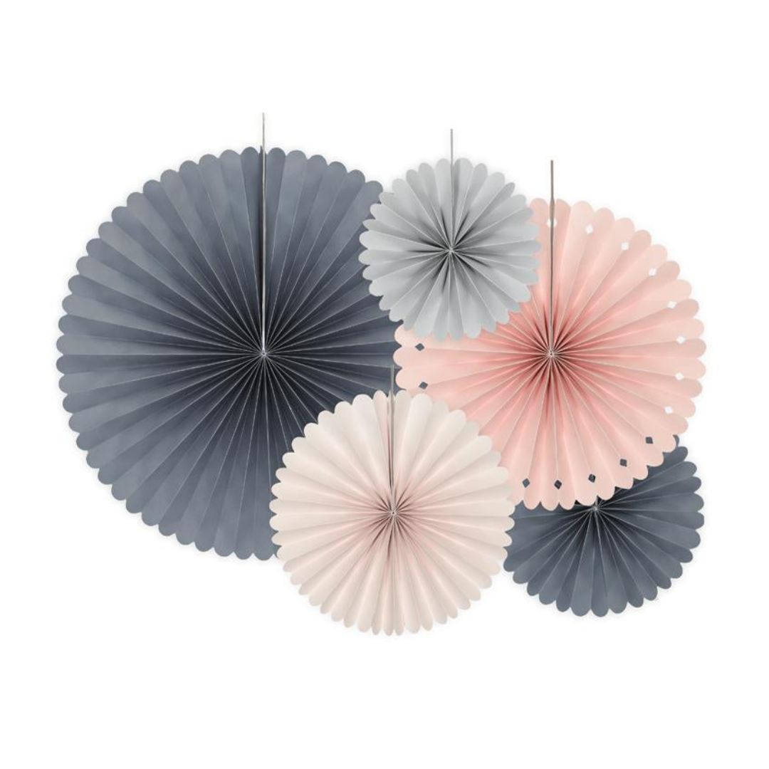 Paper Fan Set - Elegant Bliss