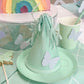 Tassel Party Hats 10 Pack - Classic Pastel Mint