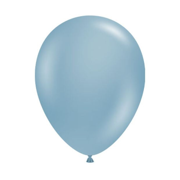 30cm Blue Slate Balloons - Pack of 5