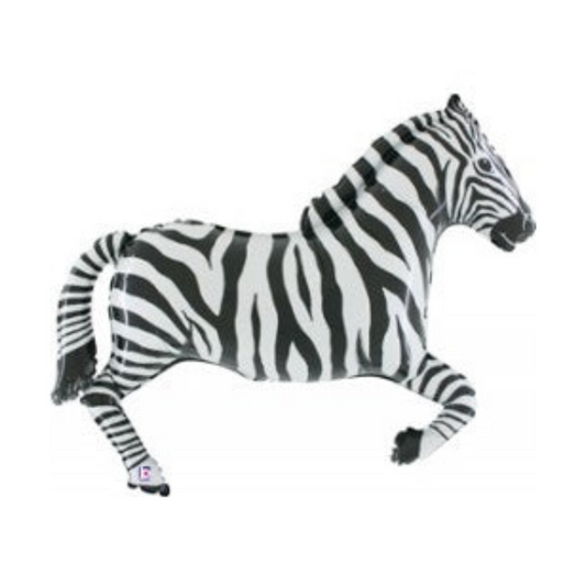 Jumbo Zebra Foil Balloon