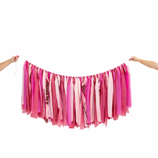 Reusable Fringe Garland - Flamingo (Made to order)