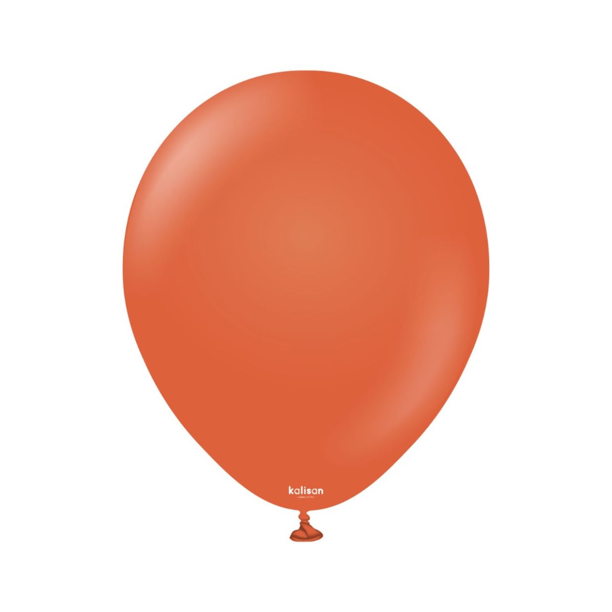 30cm Retro Rust Orange Balloons - Pack of 5