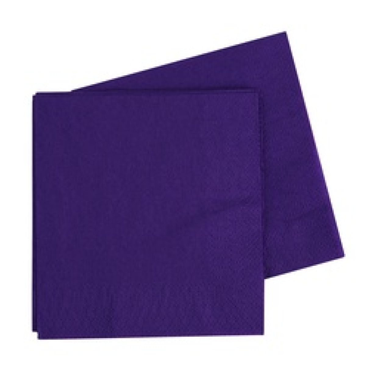 Purple Paper Napkins - Pack of 40