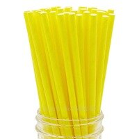 Paper Straws - Yellow