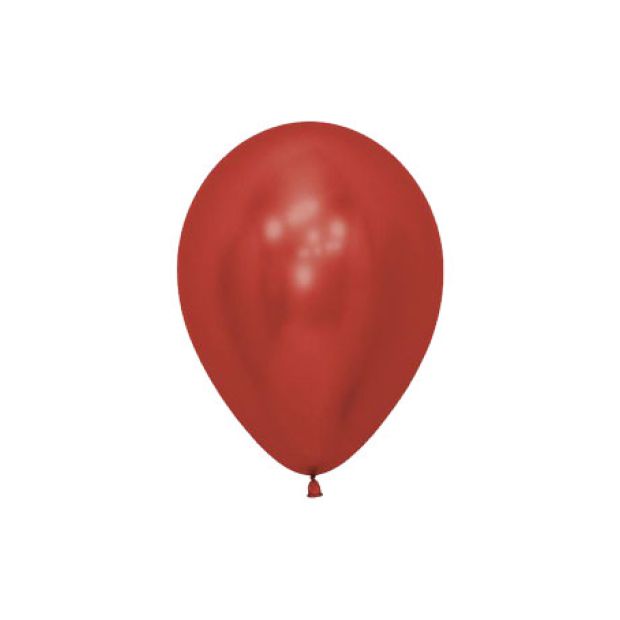 Reflex Red 12cm Mini Balloons - Pack of 5