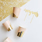 Gold Acrylic 'Congrats' Cake Topper