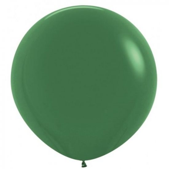 90cm Jumbo Round Balloon - Standard Green