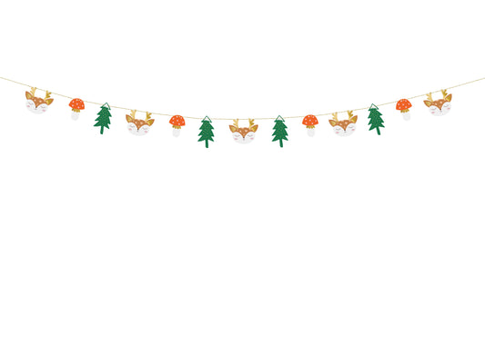 Woodland Forest Paper Garland Kit