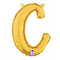 Script Letter Balloons - Gold