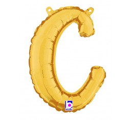 Script Letter Balloons - Gold