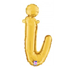 Script Letter Balloons - Gold