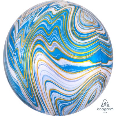 Marblez 40cm Orbz Balloon - Blue