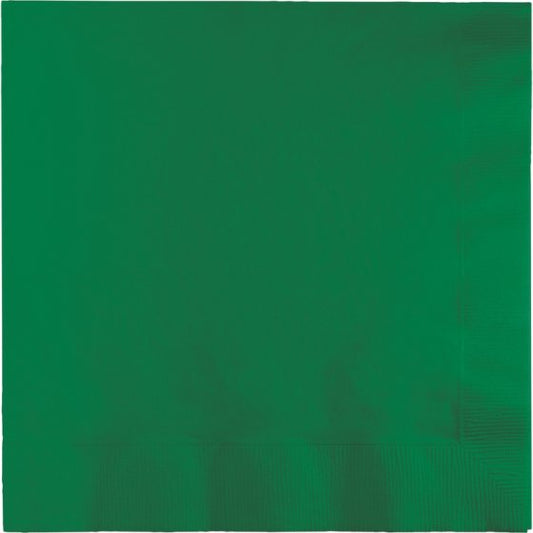 Emerald Green Paper Cocktail Napkins 50pk