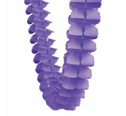 Lilac Honeycomb Garland