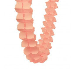 Peach Honeycomb Garland