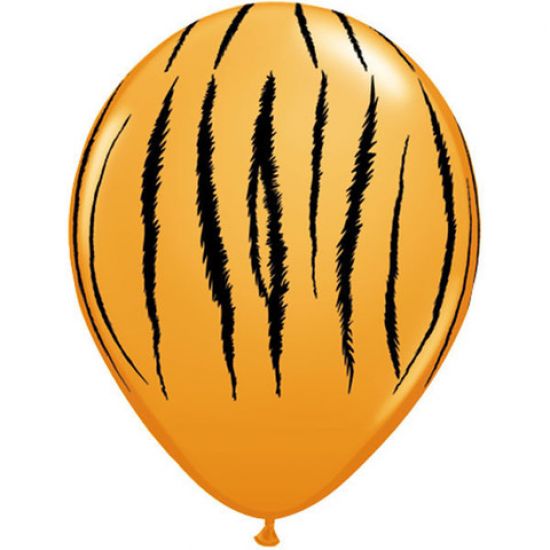 30cm Tiger Stripe Print Balloon