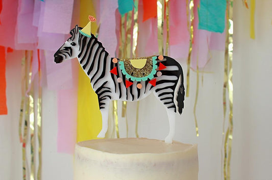 Zebra Cake Topper