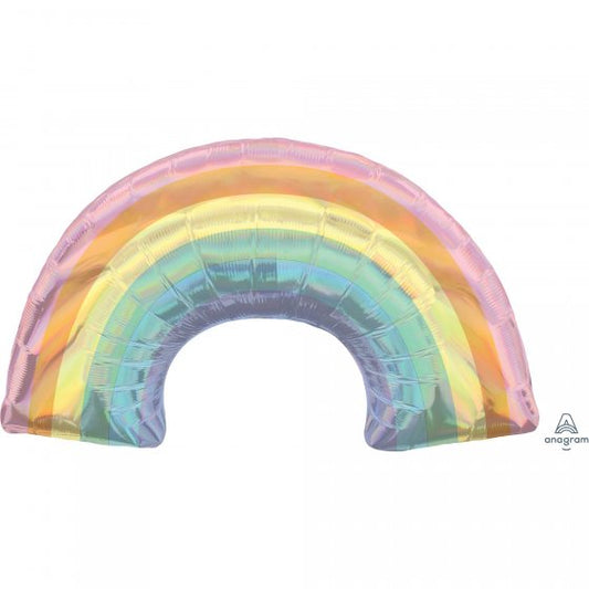 Iridescent Pastel Rainbow Shape Balloon