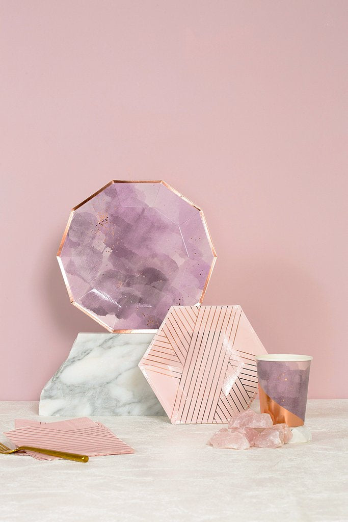 Watercolor Paper Cups - Pack of 8