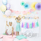 Candy Swirl Balloon - Light Blue
