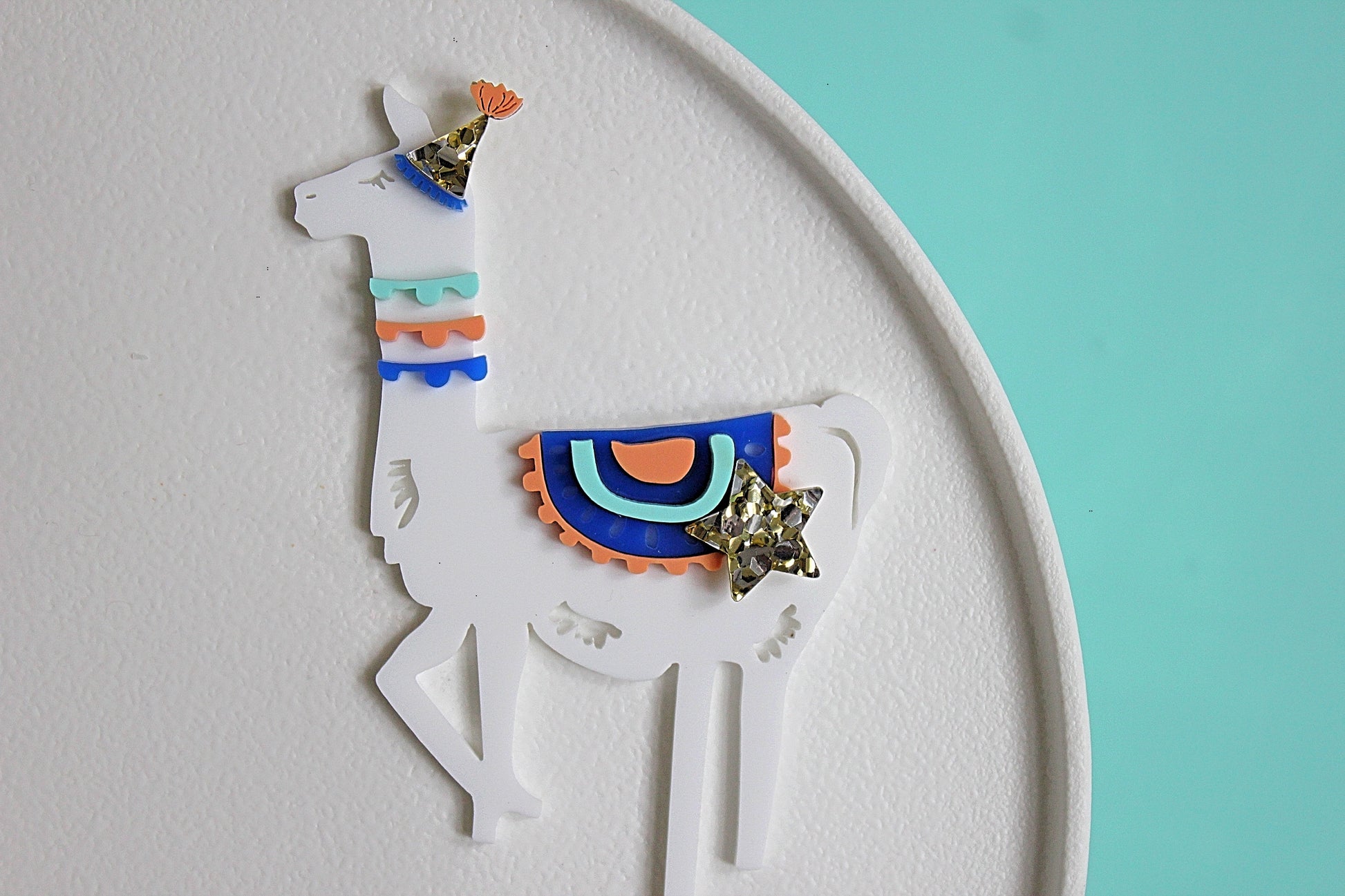 Llama Cake Topper by Kiki Sprinkles