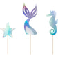 Mermaid Party Cake Toppers