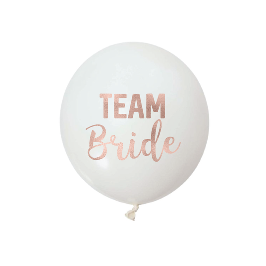 TEAM BRIDE -  Vinyl Balloon Stickers